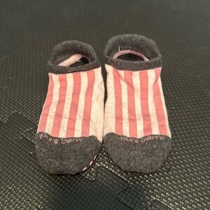 Pure Barre Socks-size Small  -Pink Stripes